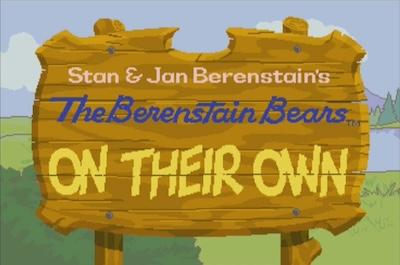 The Berenstain Bears On Their Own title screen for CD-i