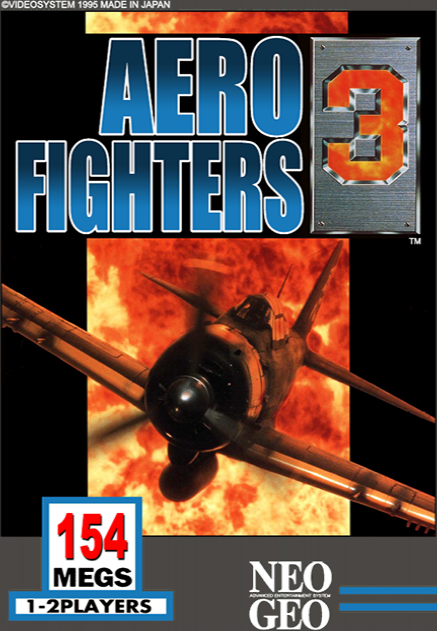Aero Fighters 3 box art for Neo Geo