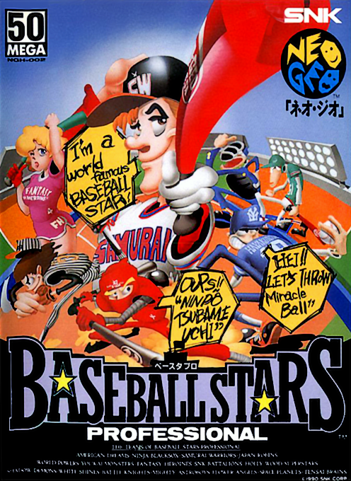 Baseball Stars Professional box art for Neo Geo AES