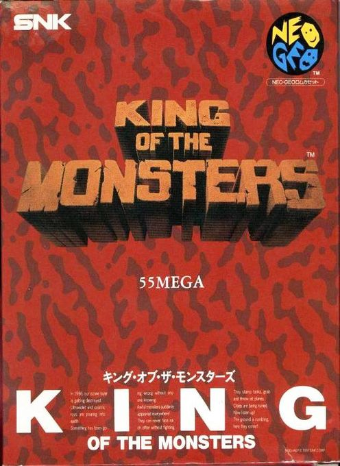 King of the Monsters box art for Neo Geo