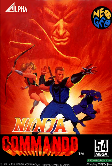 Ninja Commando box art for Neo Geo