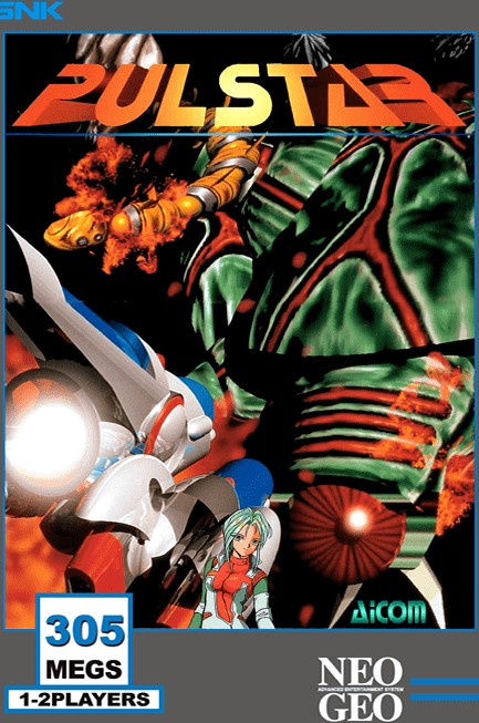 Pulstar box art for Neo Geo AES