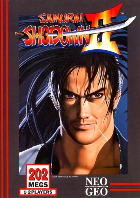 Samurai Shodown II box art for Neo Geo