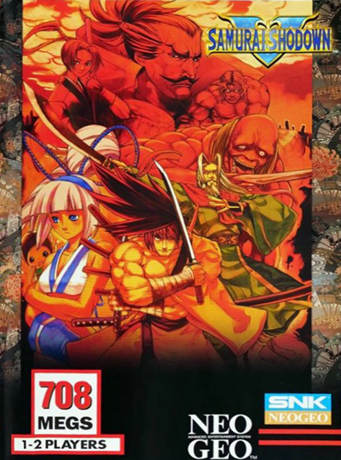 Samurai Shodown V box art for Neo Geo
