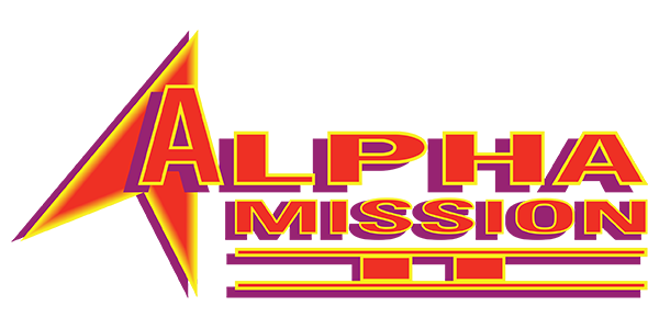 Alpha Mission II logo for Neo Geo AES