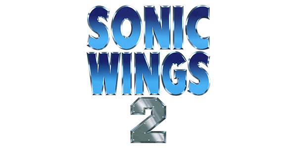 Sonic Wings 2 logo for Neo Geo AES
