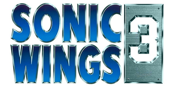 Sonic Wings 3 logo for Neo Geo AES