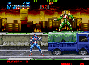 Eightman screenshot 3 for Neo Geo AES