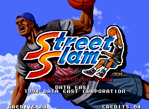 Street Hoop title screen for Neo Geo AES
