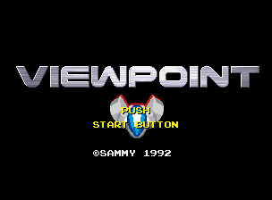 Viewpoint title screen for Neo Geo AES