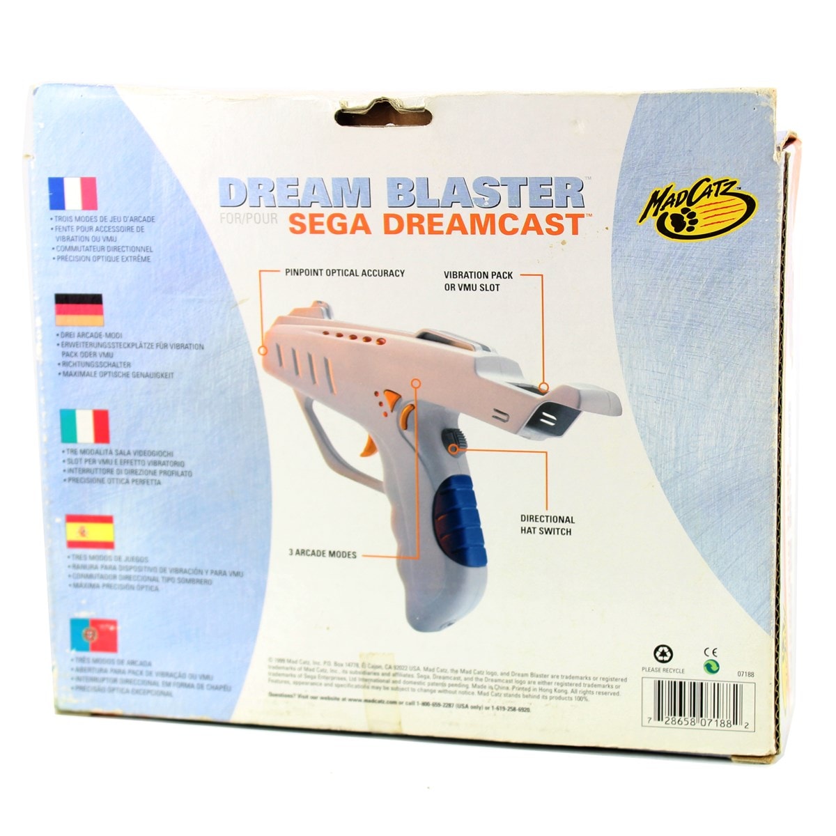 Dream Blaster Light Gun box art for Sega Dreamcast