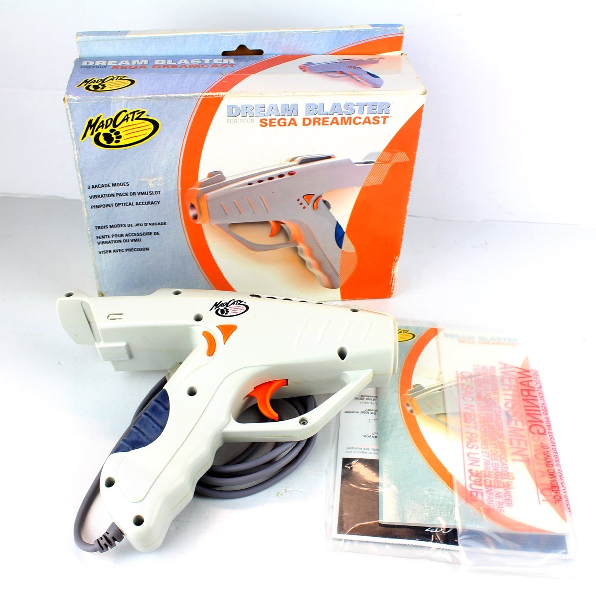 Dream Blaster Light Gun box art for Sega Dreamcast