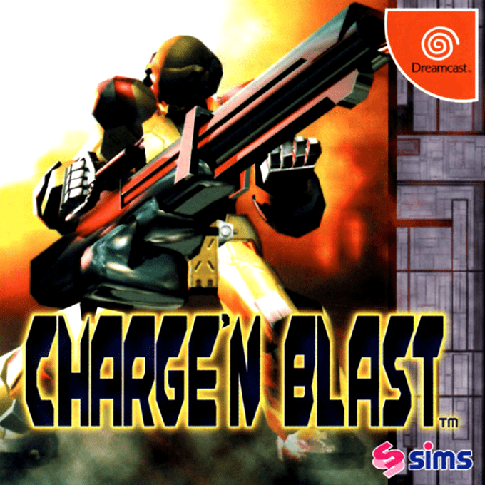Charge'n Blast box art for Sega Dreamcast