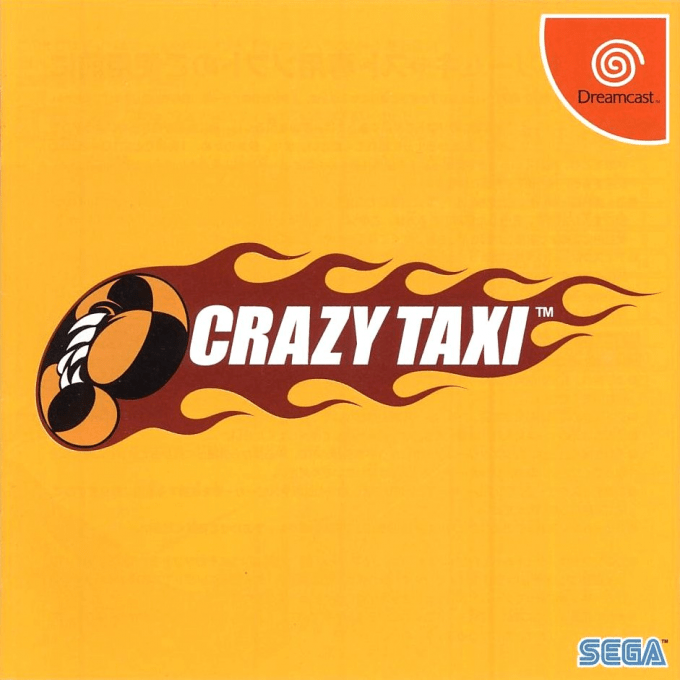 Crazy Taxi box art for Sega Dreamcast