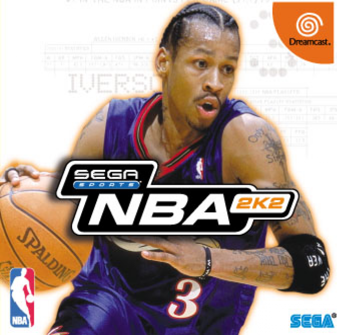 NBA 2K2 box art for Sega Dreamcast