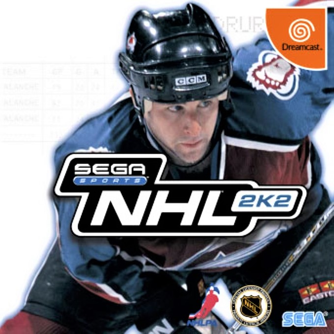 NHL 2K2 box art for Sega Dreamcast