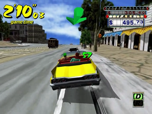 Crazy Taxi screenshot 3 for Sega Dreamcast