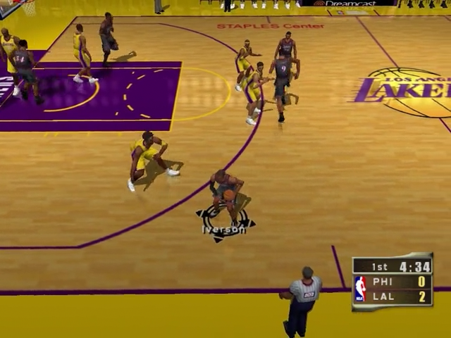 NBA 2K2 screenshot 3 for Sega Dreamcast