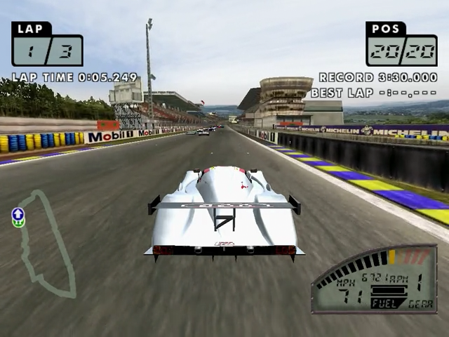 Test Drive Le Mans screenshot 3 for Sega Dreamcast