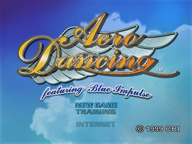 AeroWings title screen for Sega Dreamcast