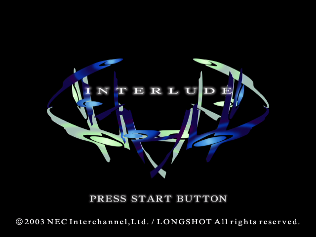 Interlude title screen for Sega Dreamcast