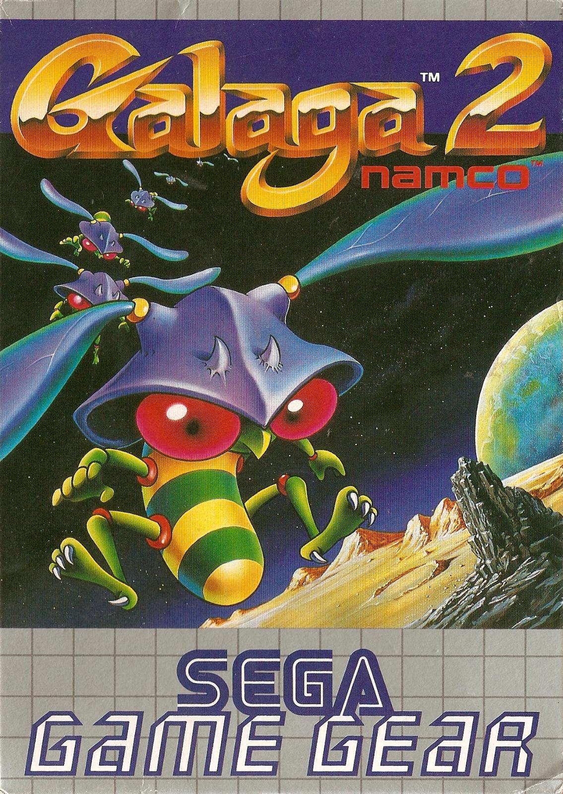 Galaga 2 box art for Sega Game Gear