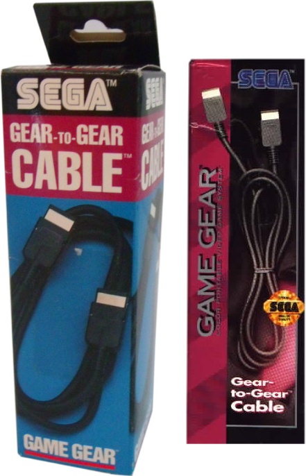 Gear-to-Gear Cable box art for Sega Game Gear