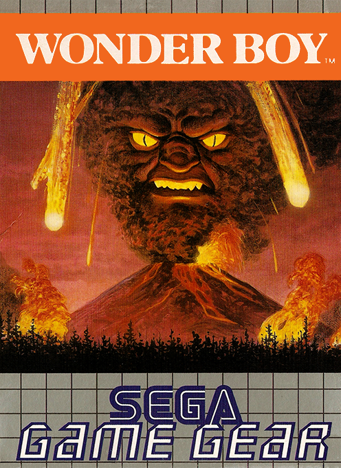 Wonder Boy box art for Sega Game Gear