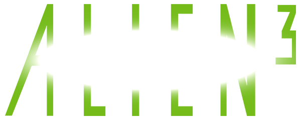 Alien 3 logo for Sega Game Gear