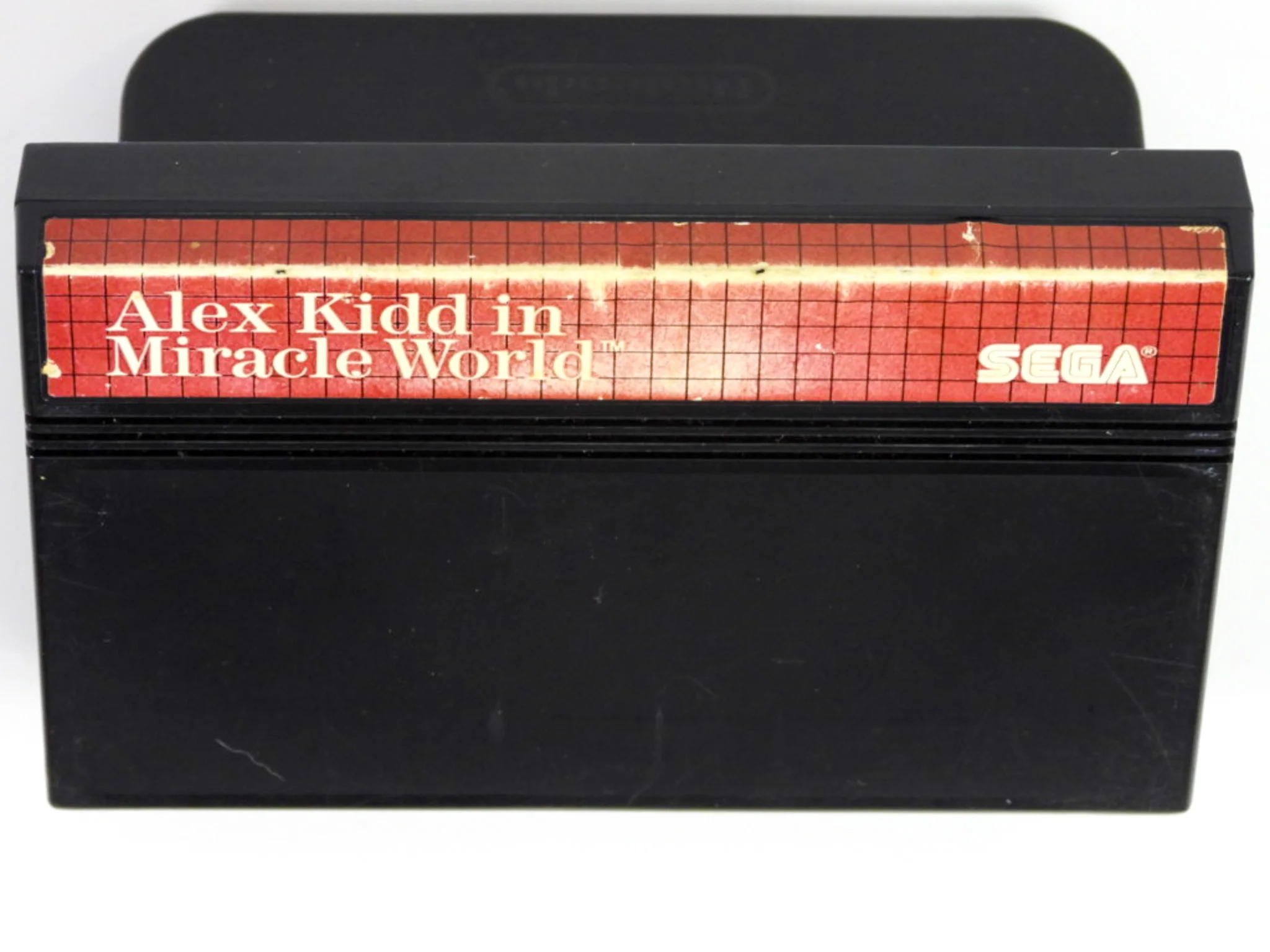 Alex Kidd in Miracle World box art for Sega Master System