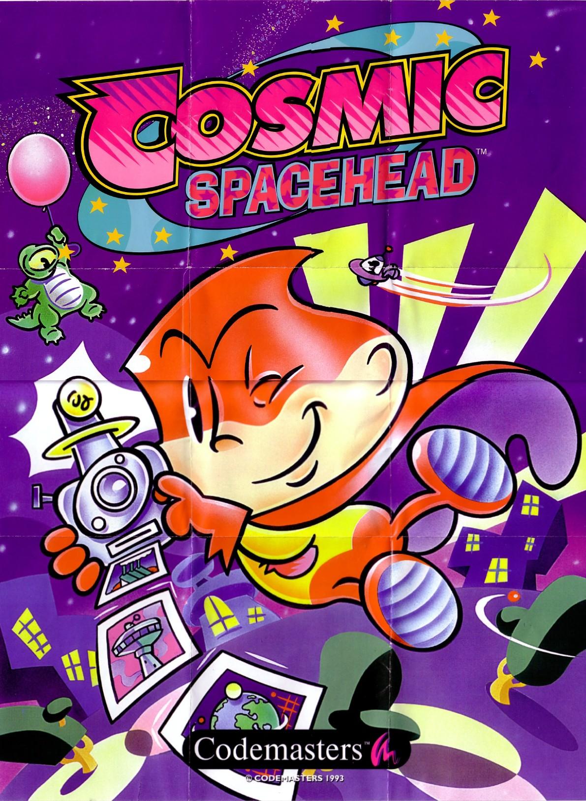 Cosmic Spacehead box art for Sega Master System