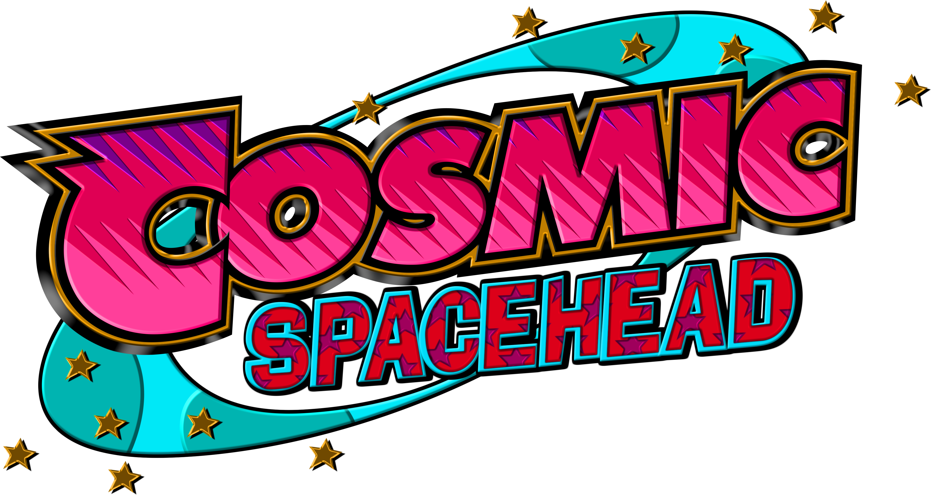 Cosmic Spacehead logo for Sega Master System