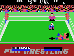 Champion Pro Wrestling screenshot 3 for Sega Mark III