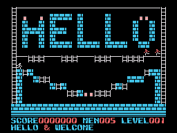 Championship Lode Runner screenshot 3 for Sega Mark III