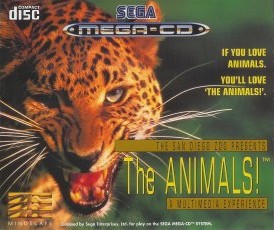 The Animals box art for Sega Mega CD