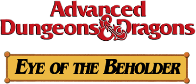 Advanced Dungeons & Dragons Eye of The Beholder logo for Sega CD