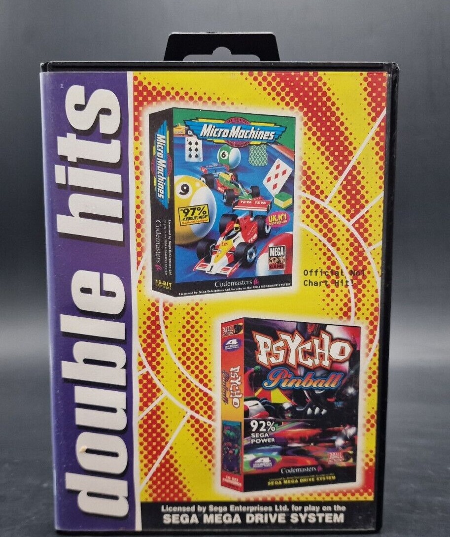 Double Hits box art for Sega Mega Drive