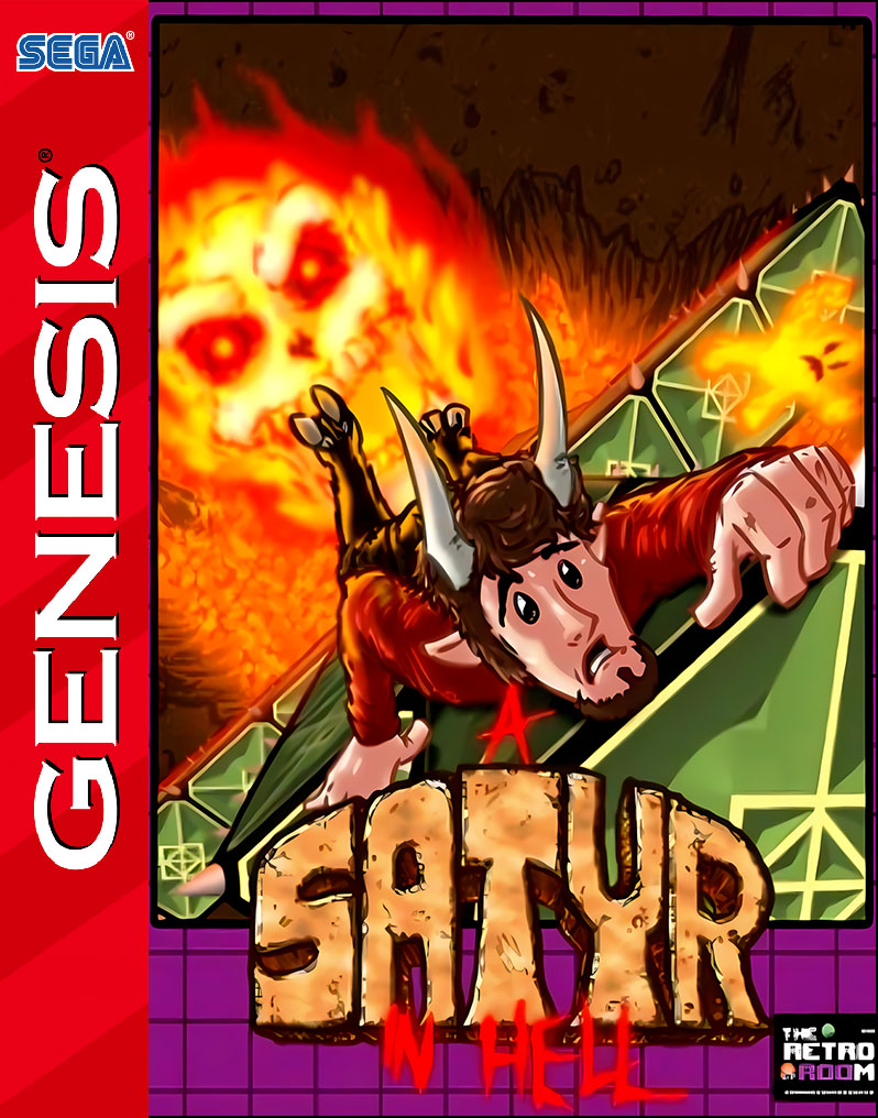 A Satyr In Hell box art for Sega Mega Drive