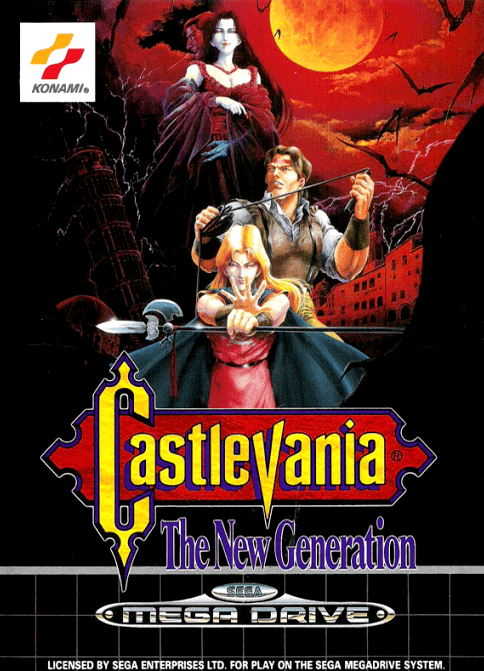 Castlevania: The New Generation box art for Sega Mega Drive