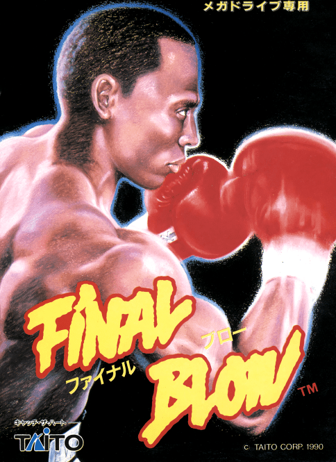 Final Blow box art for Sega Mega Drive
