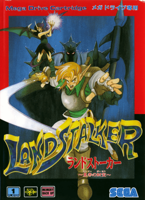 Landstalker box art for Sega Mega Drive