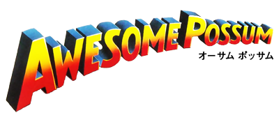 Awesome Possum Kicks Dr. Machino's Butt logo for Sega Mega Drive
