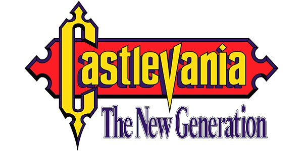 Castlevania: The New Generation logo for Sega Mega Drive