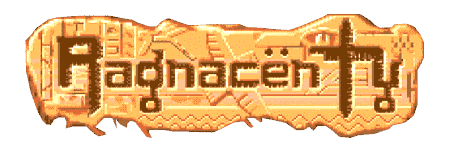 Ragnacenty logo for Sega Mega Drive
