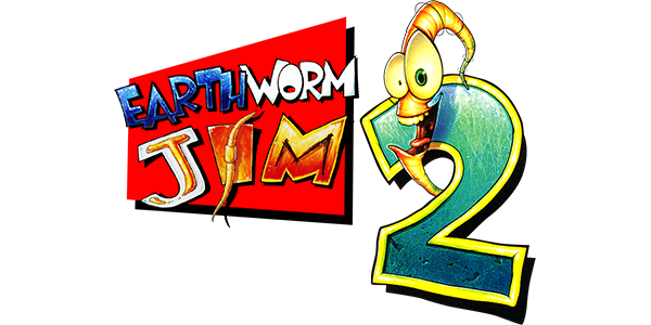 Earthworm Jim 2 logo for Sega Mega Drive