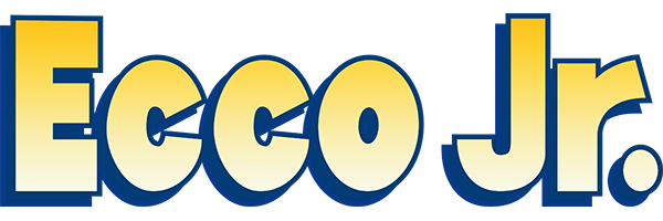 Ecco Jr. logo for Sega Mega Drive