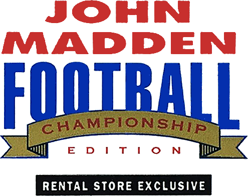 John Madden Football '93 [Championship Edition] logo for Sega Genesis