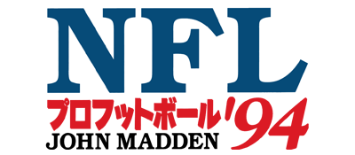 Madden NFL '94 logo for Sega Mega Drive