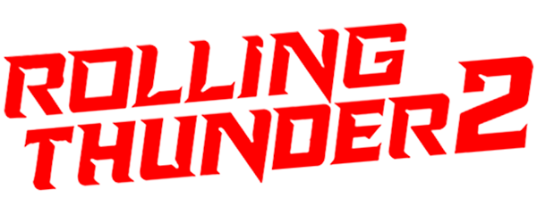 Rolling Thunder 2 logo for Sega Mega Drive