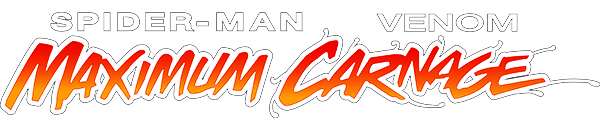Spiderman Venom: Maximum Carnage logo for Sega Mega Drive